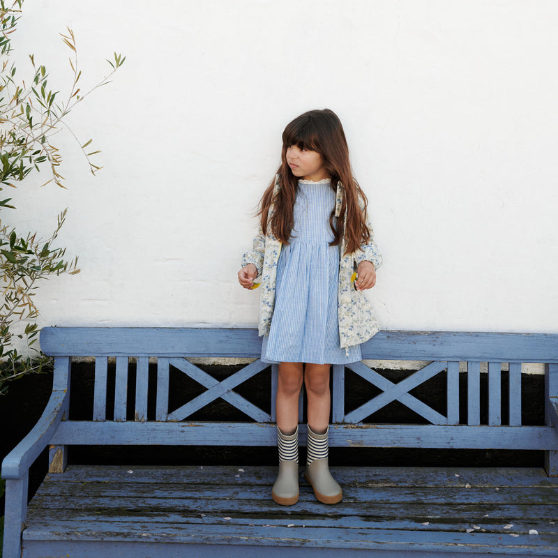 Wheat Main Dress S/S Elma Dress 1048 blue stripe