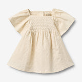 Wheat Main Dress S/S Elva Dress 3129 eggshell