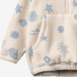 Wheat Outerwear Fleece Anorak Moon Sweatshirt 9613 white onyx jacquard