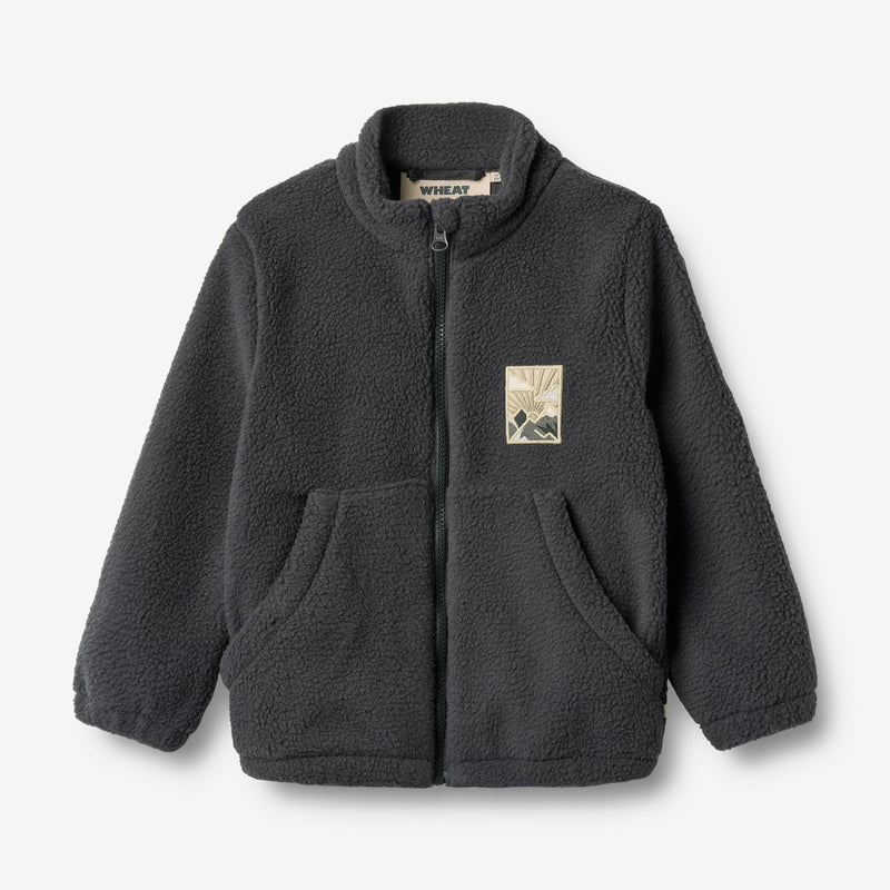 Wheat Outerwear Fleece Jacket Helge Jacket 9526 black sea
