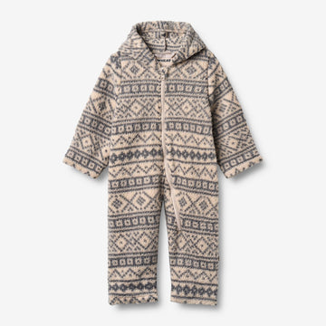 Wheat Outerwear Fleece suit Allo Outdoor Suit 9544 warm sand jaquard