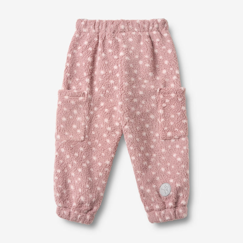 Wheat Outerwear Fleece Trousers Suun Trousers 9537 rosewood dots