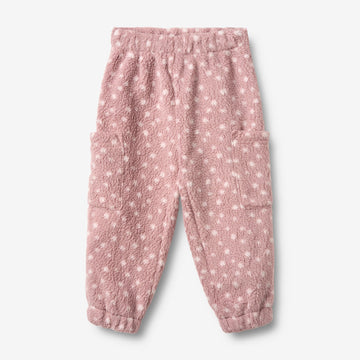Wheat Outerwear Fleece Pants Suun Trousers 9537 rosewood dots