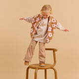 Wheat Outerwear Fleece Vest Selina Vest 9788 warm hazel flowers