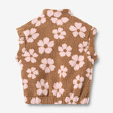 Wheat Outerwear Fleece Vest Selina Vest 9788 warm hazel flowers