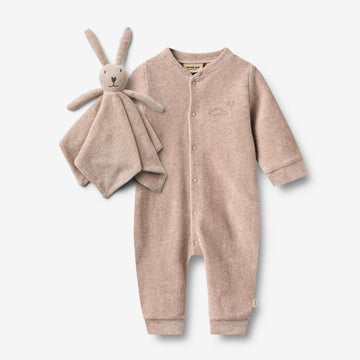 Wheat Main Giftbox Robin Baby Set Set 9616 melange rose