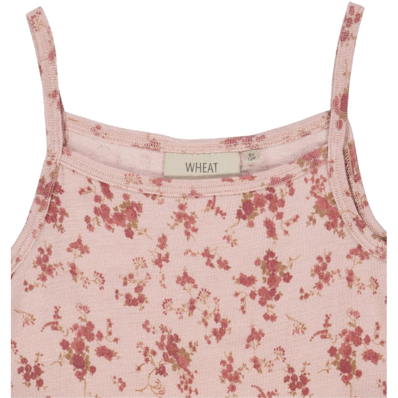 Wheat Wool Girls Wool Singlet Underwear/Bodies 2475 rose flowers