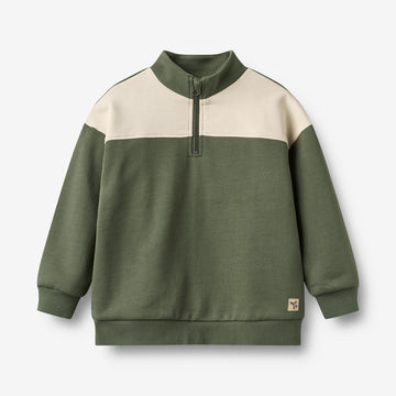 Wheat Main Half Zip Sweatshirt L/S Matteo Sweatshirt 9690 thyme