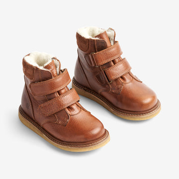 Wheat Footwear Hanan Velcro Tex Crepe 9002 cognac