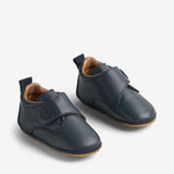 Wheat Footwear Indoor Shoe Dakota Indoor Shoes 1432 navy