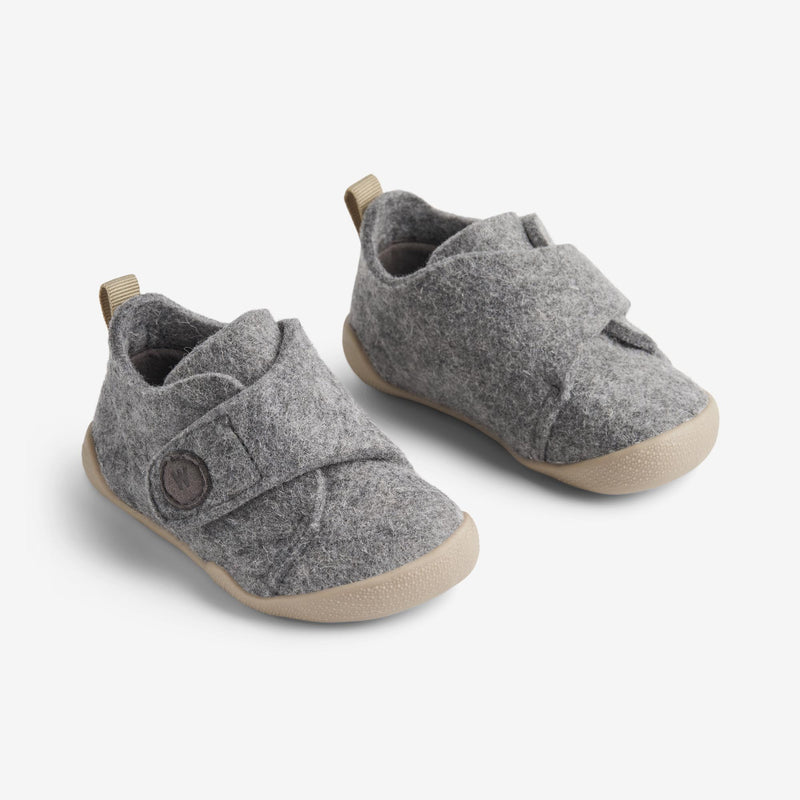 Wheat Footwear Indoor Shoe Fleecy Indoor Shoes 0171 grey