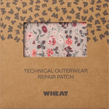 Wheat Outerwear Iron-on patches - Technical Outerwear Care & Repair 9680 grey moon flowers