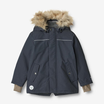 Wheat Outerwear Jacket Kasper Tech Jackets 1108 dark blue
