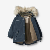 Wheat Outerwear Jacket Kasper Tech | Baby Jackets 1108 dark blue