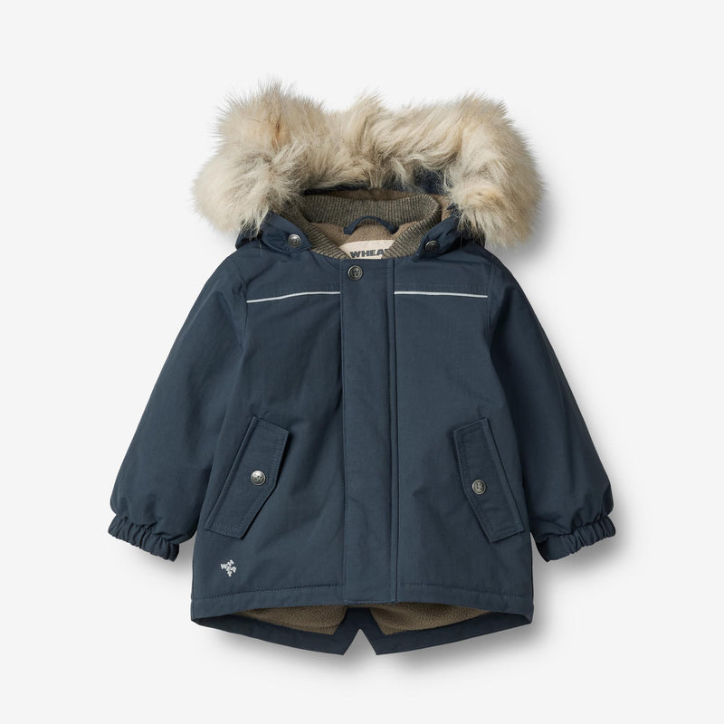 Wheat Outerwear Jacket Kasper Tech | Baby Jackets 1108 dark blue