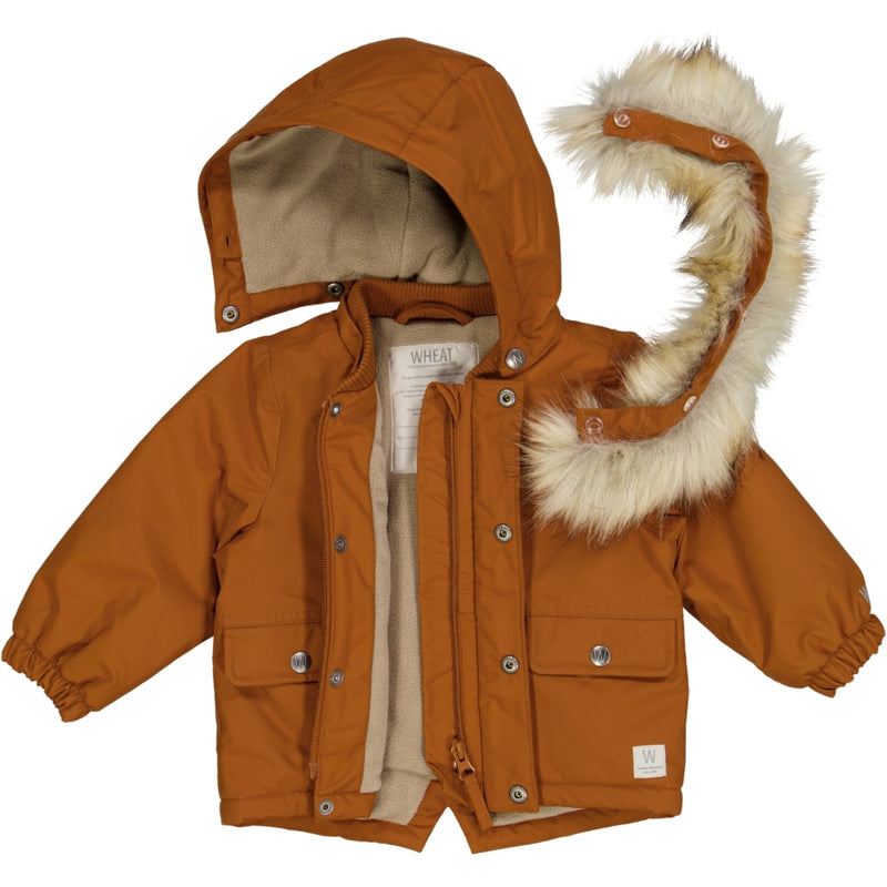 Wheat Outerwear Jacket Lasse Tech Jackets 3024 cinnamon