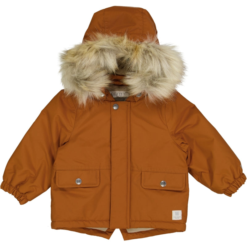 Wheat Outerwear Jacket Lasse Tech Jackets 3024 cinnamon