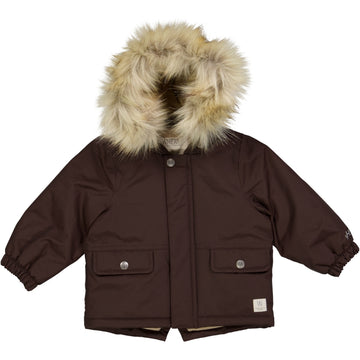 Wheat Outerwear Jacket Lasse Tech Jackets 3026 espresso
