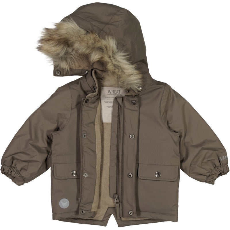 Wheat Outerwear Jacket Lasse Tech Jackets 3086 dark rock