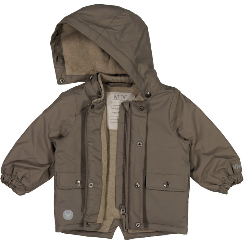 Wheat Outerwear Jacket Lasse Tech Jackets 3086 dark rock