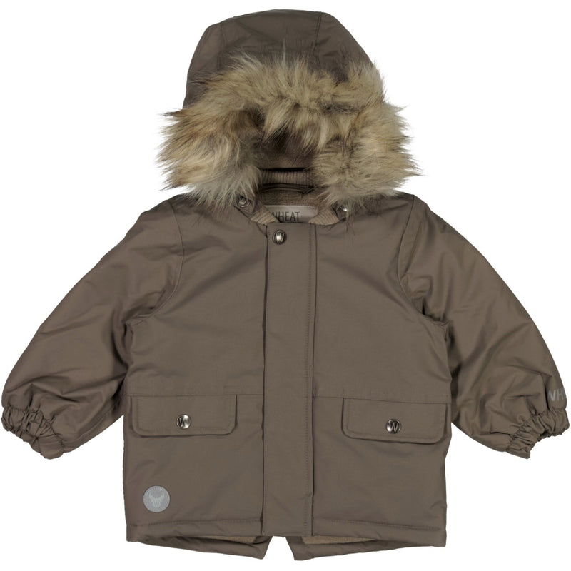 Wheat Outerwear Jacket Lasse Tech Jackets 3086 dark rock