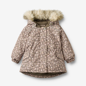 Wheat Outerwear Jacket Mathilde Jacket 9676 dry wood snow flowers