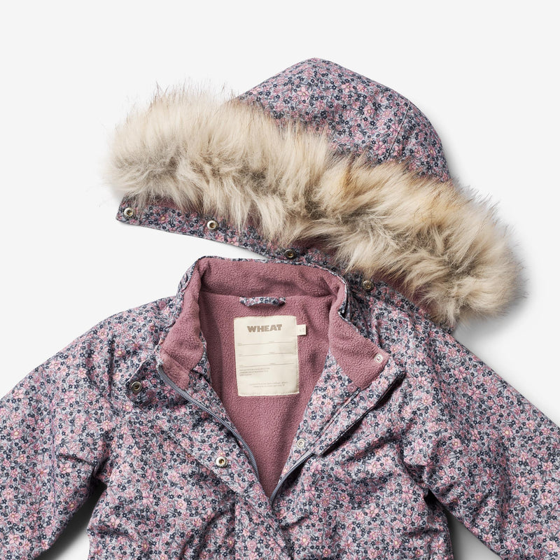 Wheat Outerwear Jacket Mathilde Tech Jackets 0036 winter flowers