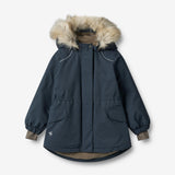 Wheat Outerwear Jacket Mathilde Tech Jackets 1108 dark blue