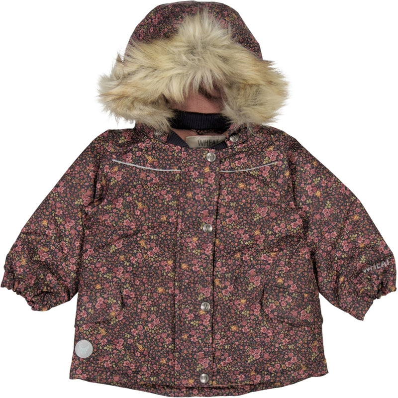 Wheat Outerwear Jacket Mathilde Tech Jackets 1021 deep blue flowers