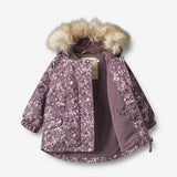 Wheat Outerwear Jacket Mathilde Tech | Baby Jackets 1177 purple tulips