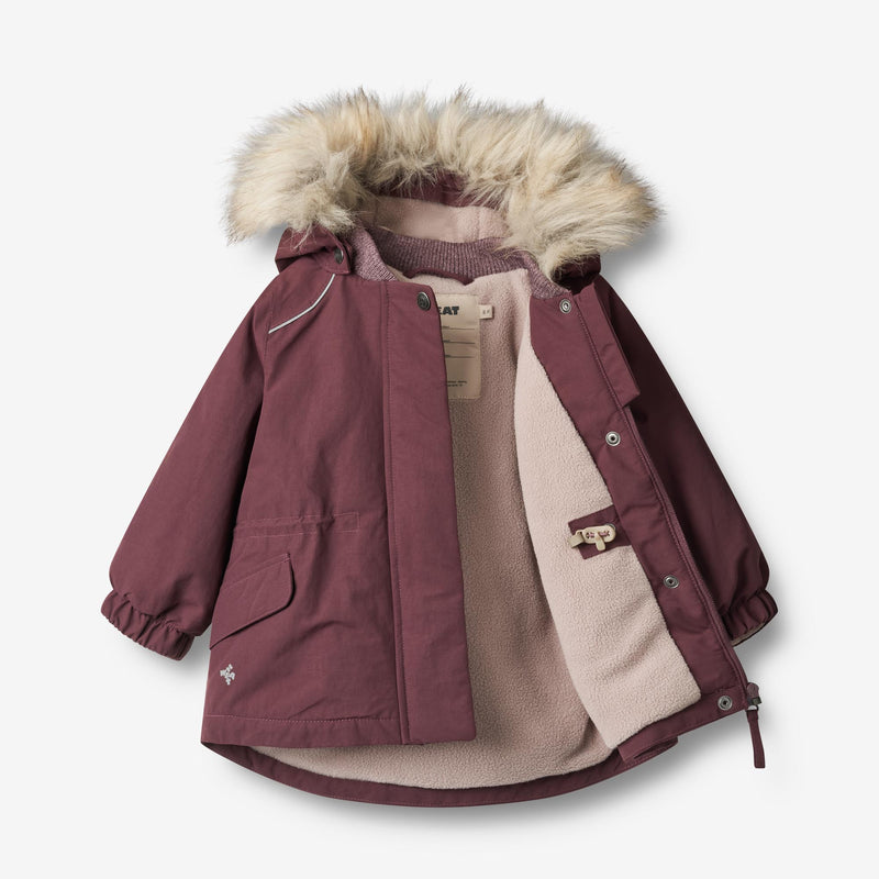 Wheat Outerwear Jacket Mathilde Tech | Baby Jackets 1176 purple dawn