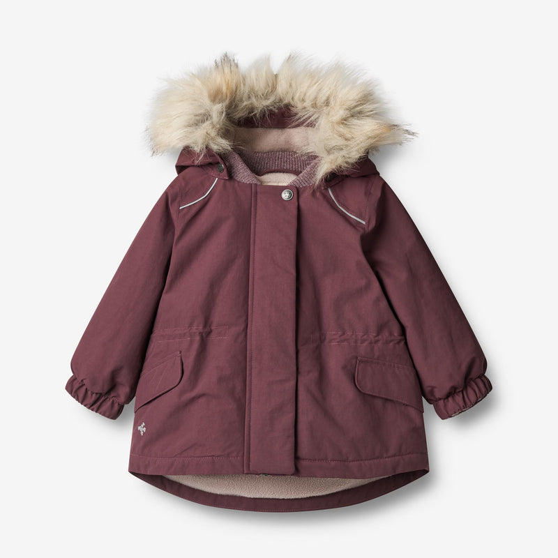 Wheat Outerwear Jacket Mathilde Tech | Baby Jackets 1176 purple dawn