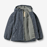 Wheat Outerwear Jacket Svende Jacket 9534 greyblue letters