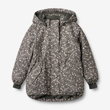 Jacket Tove Tech - purple tulips – Wheat.eu