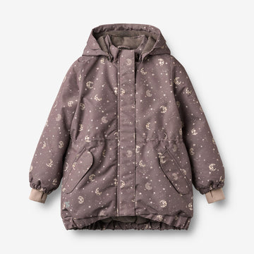 Wheat Outerwear Jacket Tove Tech Jacket 9675 plum truffle stars