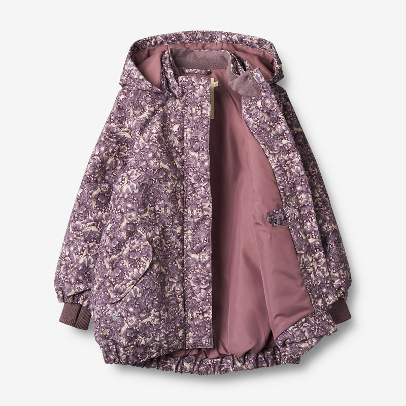 Wheat Outerwear Jacket Tove Tech Jackets 1177 purple tulips