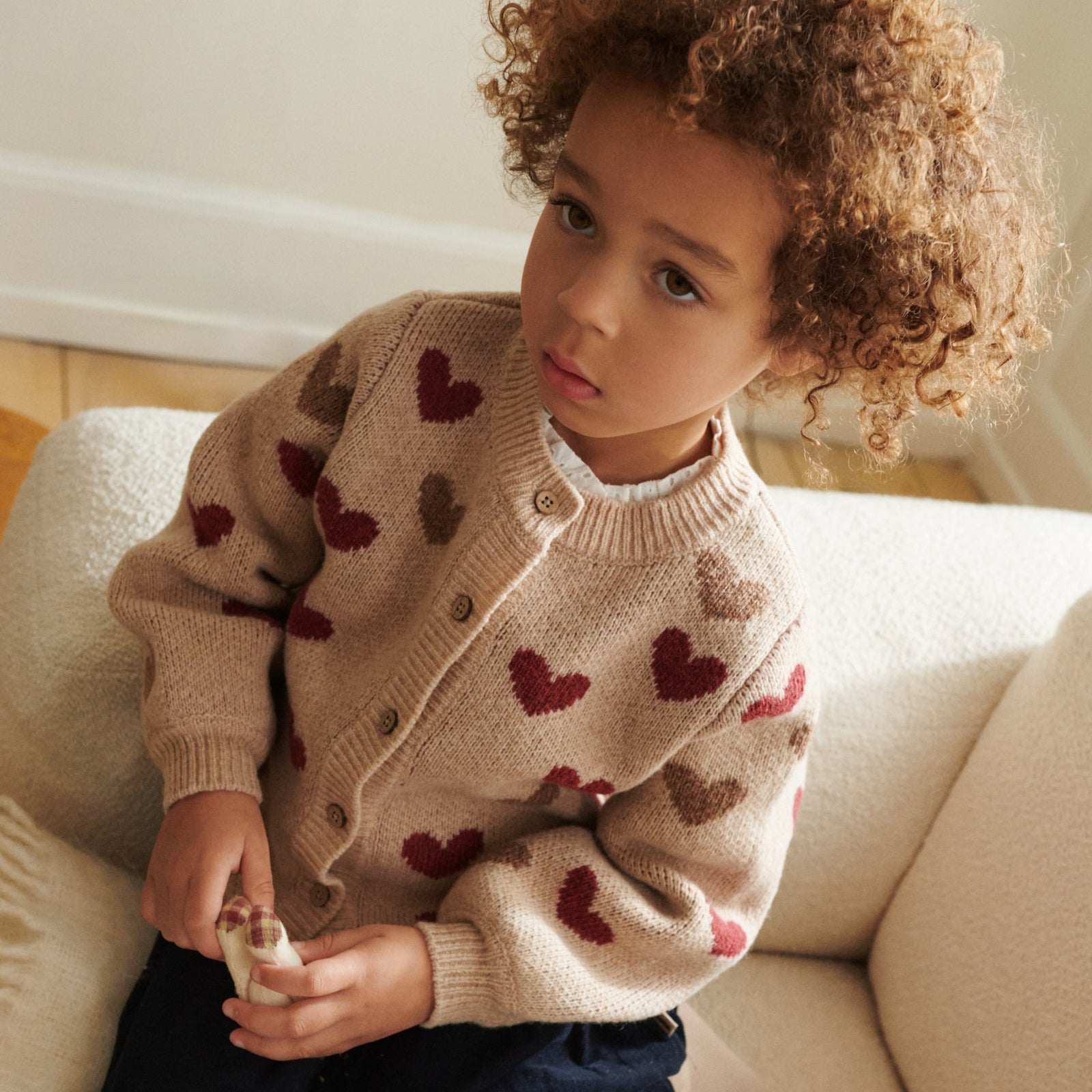 トップス heart dot jacquard knit cardigan WILLFULLY official web store（ウィルフリーコウシキツウハン