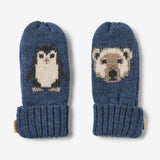 Wheat Outerwear Jacquard Mittens Towsi Accessory 1043 blue