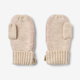 Wheat Outerwear Jacquard Mittens Towsi Accessory 9562 offwhite melange
