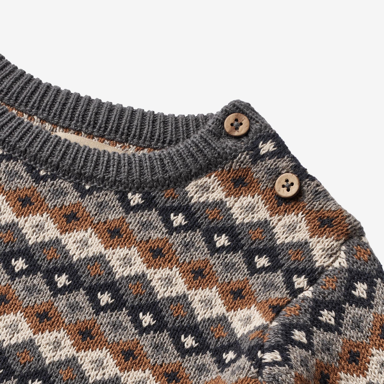 Jacquard Pullover Elias - multi – Wheat.eu