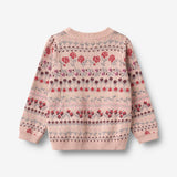 Wheat Main Jacquard Pullover Mikmak Pullover 2317 dim rose
