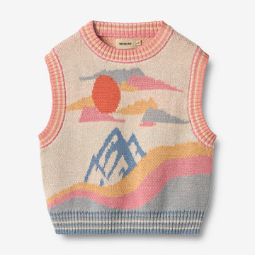 Jacquard Vest Maria - multi – Wheat.eu