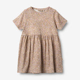 Wheat Main Jersey Dress Anna Dress 9409 lilac flower meadow