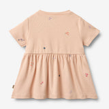 Wheat Main Jersey Dress Anna Dress 2475 rose flowers
