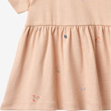 Wheat Main Jersey Dress Anna Dress 2475 rose flowers