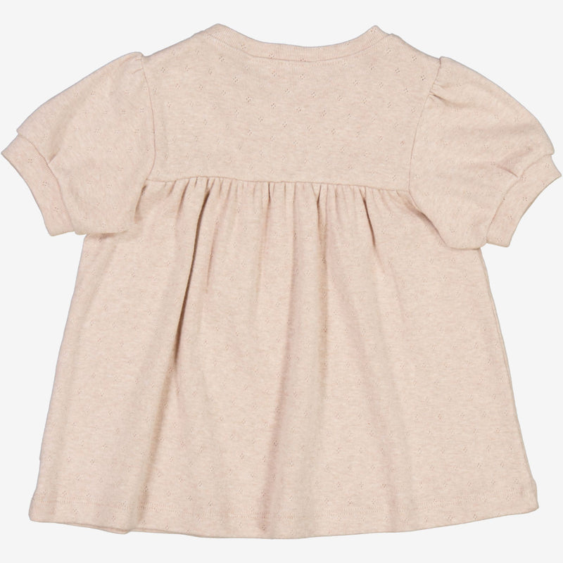 Wheat Jersey Dress Annabelle | Baby Dresses 2032 rose dust