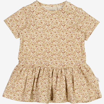 Wheat Main  Jersey Dress Birthe | Baby Dresses 3130 eggshell flowers