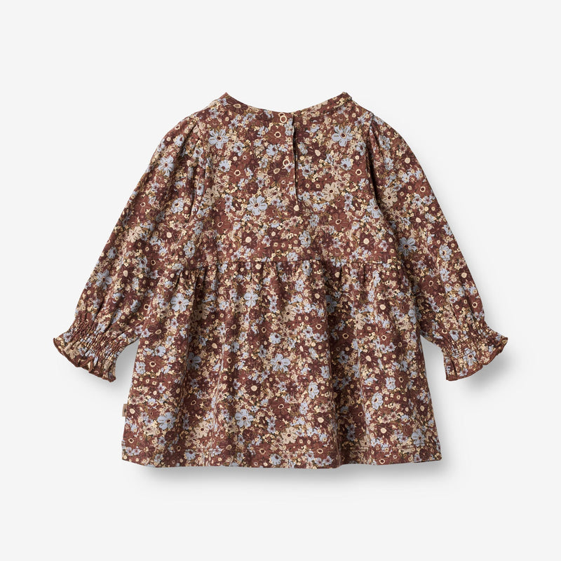 Wheat Main Jersey Dress Eliane | Baby Dresses 9407 flowers in plenty