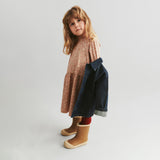 Wheat Main Jersey Dress L/S Bessie Dress 9566 rose dust flower meadow