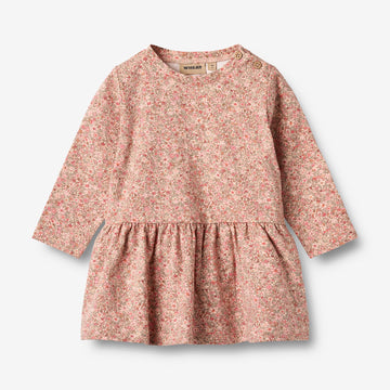 Wheat Main Jersey Dress L/S Bessie Dress 9566 rose dust flower meadow